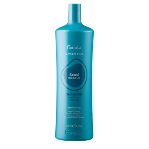 Fanola Vitamins Sensi Be Complex Shampoo 1000ml - sensitive scalp shampoo