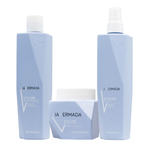 VIAHERMADA B.to.cure Shampoo 250ml Mask 250ml Leave in 250ml