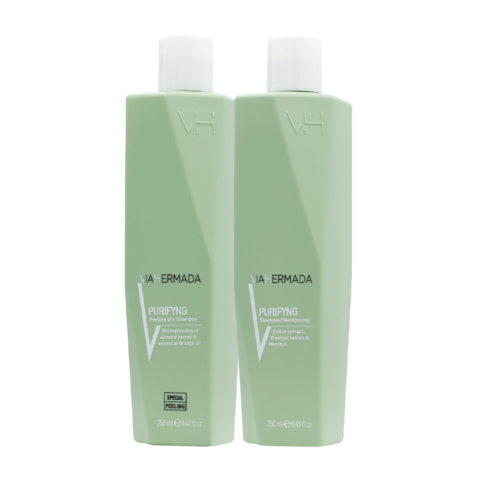 VIAHERMADA Purifyng Peeling 250ml Shampoo 250ml