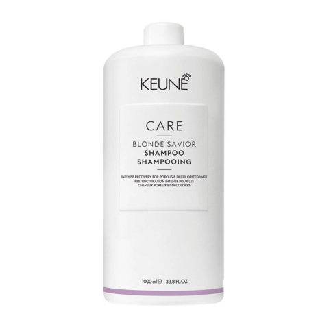 Keune Care Line Blonde Savior Shampoo 1000ml - shampoo for bleached hair