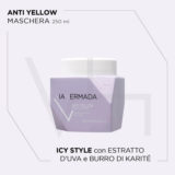 VIAHERMADA Anti-Yellow Shampoo 250ml Mask 250ml Silky Oil 50ml