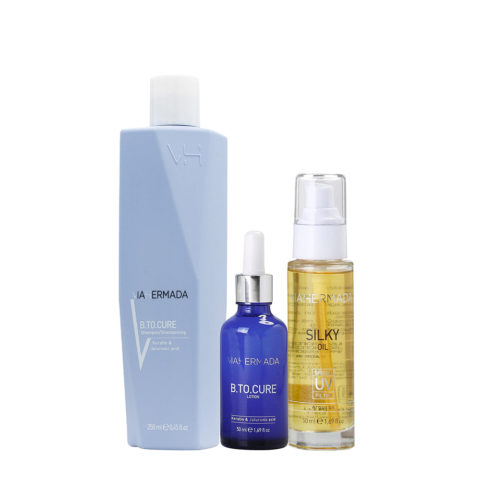 VIAHERMADA B.to.cure Shampoo 250ml Lotion 50ml Silky Oil 50ml