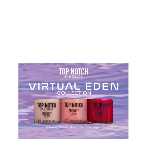 Mesauda Top Notch Prodigy Set 3x14ml - classic nail polish box