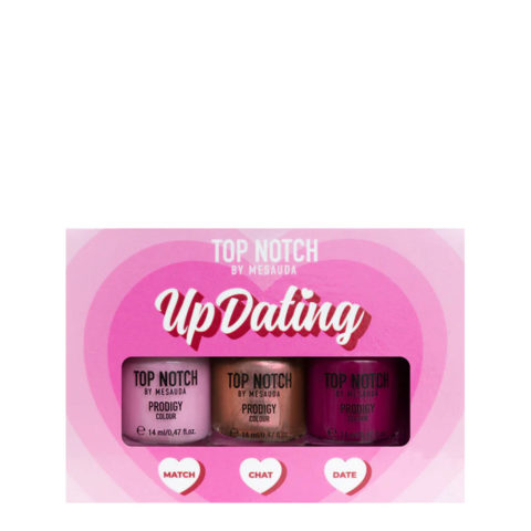Mesauda Top NotchProdigy Nail Colour Up Dating Set 3x14ml - classic nail polish box
