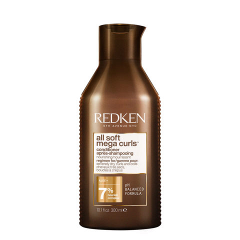 Redken All Soft Mega Curls Conditioner 300ml - conditioner for curly and dry hair