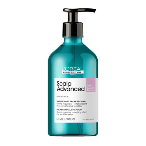 L'Oreal Professionnel Paris Scalp Advanced Anti-Discomfort Shampoo 500ml - soothing shampoo