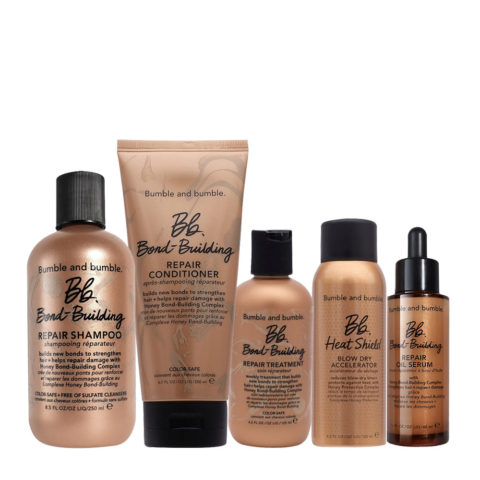 Bumble and bumble. Bb. Bond Building Repair Shampoo 250ml Conditioner 200ml Mask 125ml Blow Dry 125ml Oil Serum 48ml