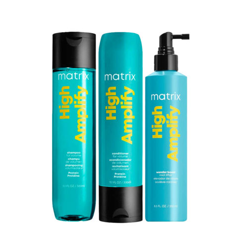 Matrix Total Results High Amplify Protein Shampoo 300ml Conditioner 300ml Wonder Boost 250ml