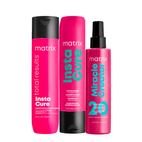 Matrix Total Results Instacure Shampoo 300ml Conditioner 300ml Miracle Creator 190ml