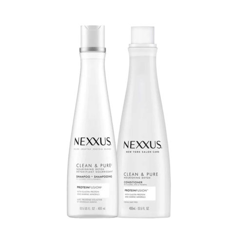 Nexxus Clean & Pure Shampoo 400ml Conditioner 400ml