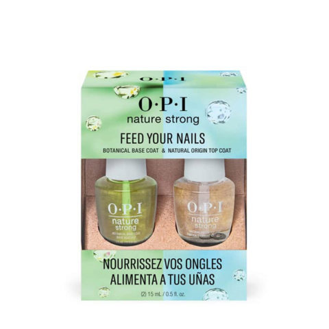OPI Nature Strong NS040 Base & Top Duo Pack 30mlx2 - manicure box set