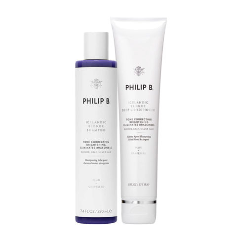 Philip B Icelandic Blonde Shampoo 220ml Deep Conditioner 178ml
