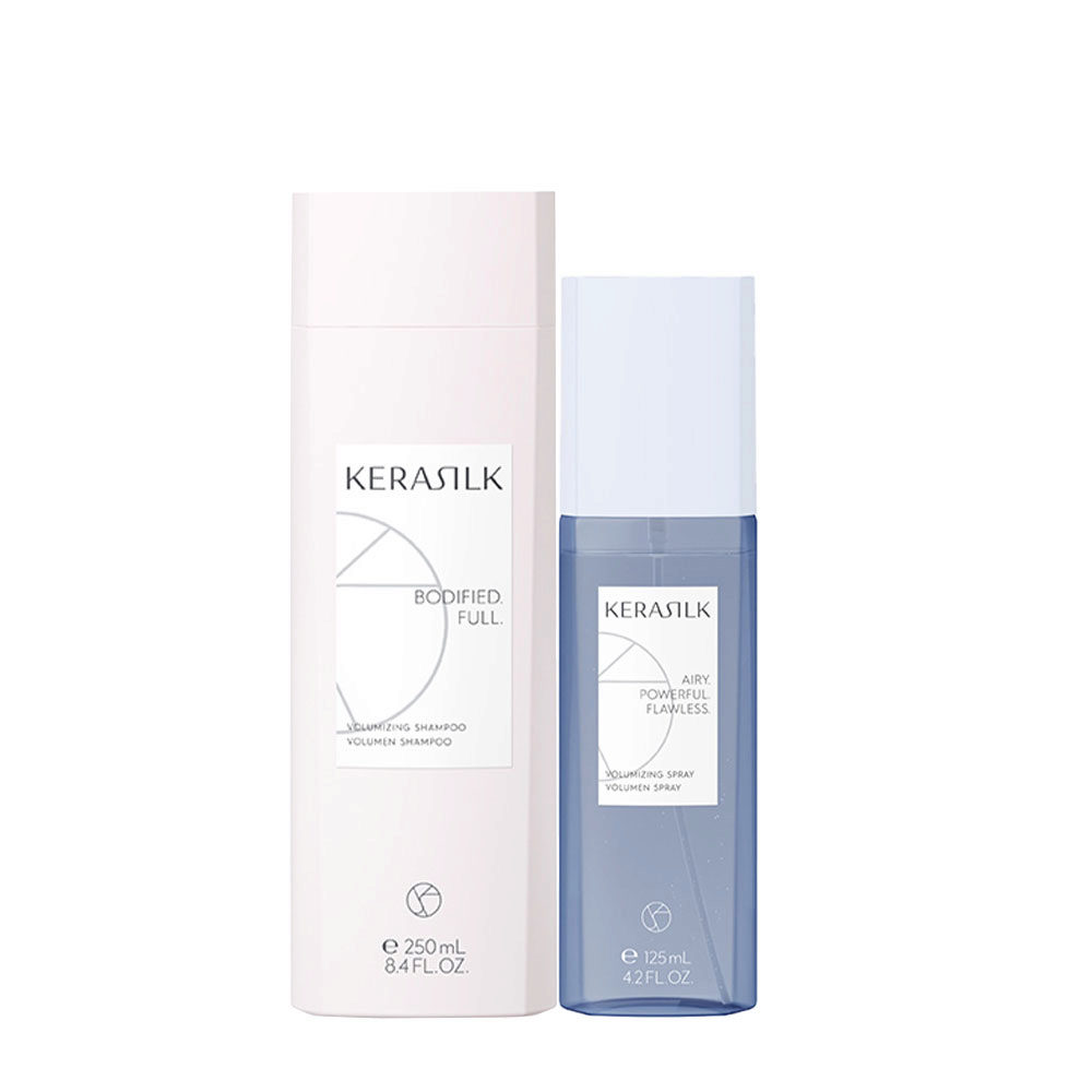 Kerasilk Essentials Volumizing Shampoo 250ml Specialists Volumizing Spray 125ml