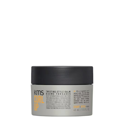 KMS Curl Up Twisting Style Balm 45ml - curly hair styling conditioner