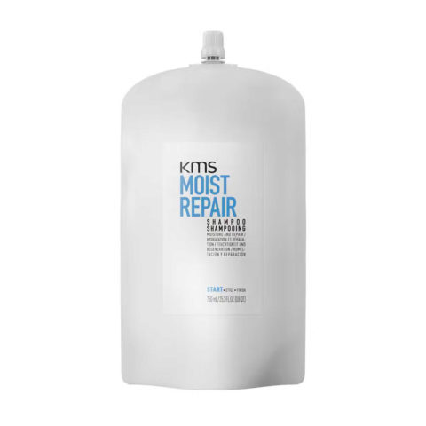 KMS Moist Repair Shampoo Pouch 750ml - moisturizing shampoo refill