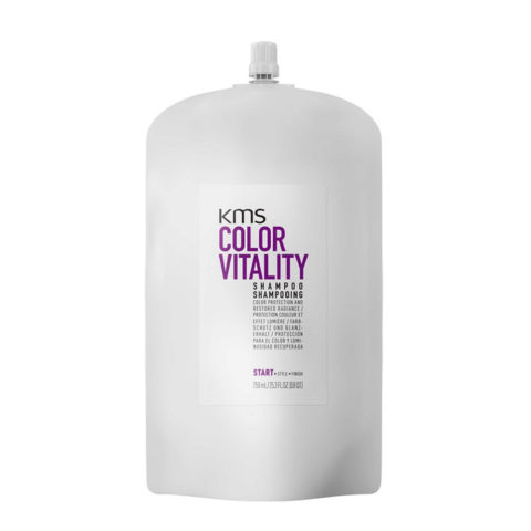 KMS Colour Vitality Shampoo Puch 750ml - coloured hair shampoo