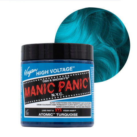 Manic Panic Classic High Voltage Atomic Turquoise 237ml - Semi-Permanent Coloring Cream