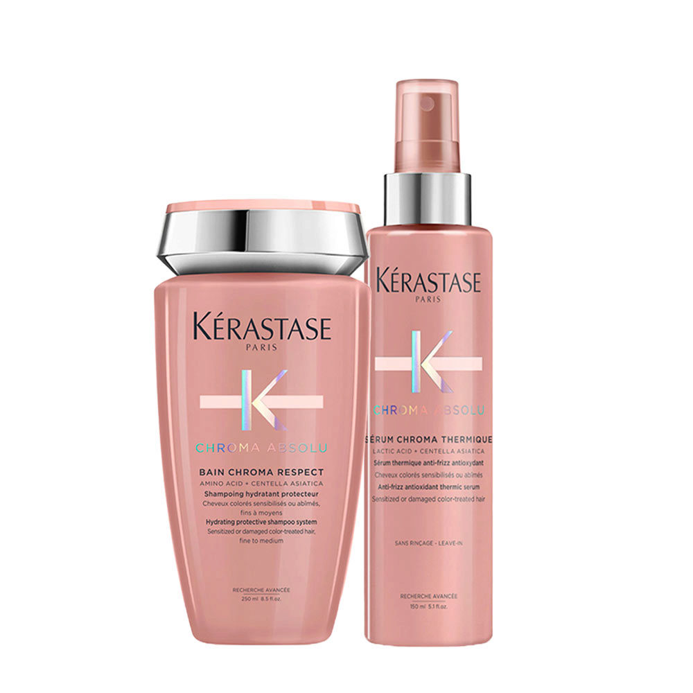 Kerastase Chroma Absolu Bain Chroma Respect 250ml Serum Thermique 150ml