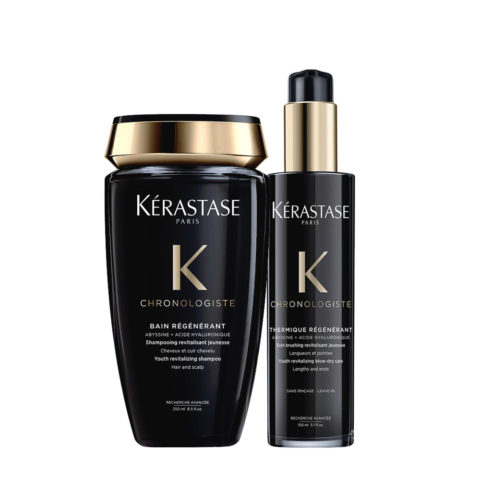 Kerastase Chronologiste Bain Regenerant 250ml Thermique Regenerant 150ml