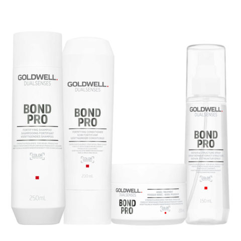 Goldwell Dualsenses Bond Pro Shampoo 250ml Conditioner 200ml 60Sec Treatment 200ml Repair & Structure Spray 150ml