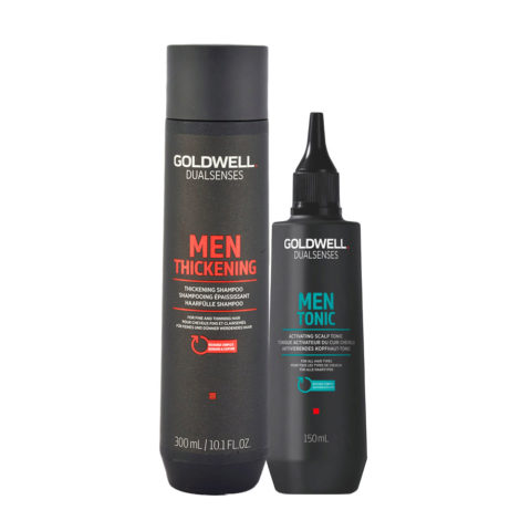 Goldwell Dualsenses Men Thickening Shampoo 300ml Activating Scalp Tonic 150ml