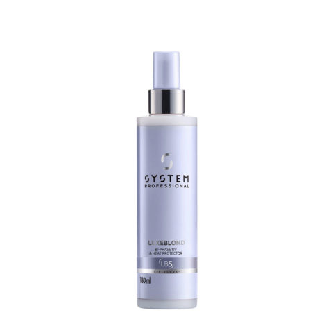 System Professional LuxeBlond Bi-Phase 180ml - two-phase heat-protecting spray