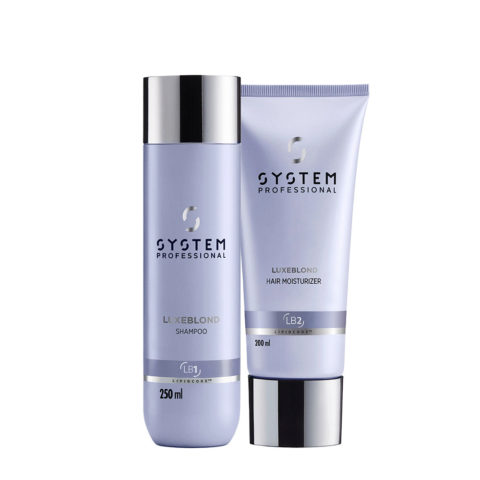 System Professional LuxeBlond Shampoo 250ml Conditioner 200ml