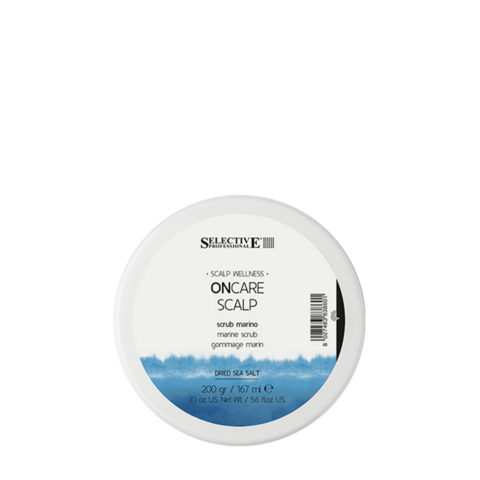 Selective Professional Scalp Marine Scrub 167ml - detoxifying scrub for asphyxial scalp