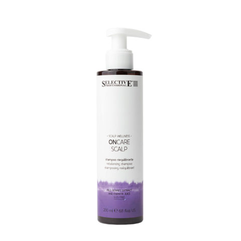 Selective Professional On Care Scalp Rebalancing Shampoo 200ml - shampoo for scalp with excess sebum
