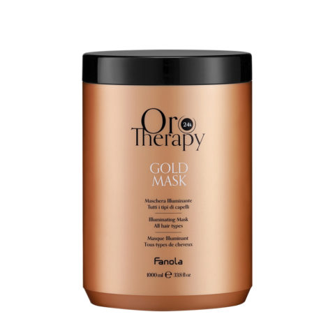 Fanola Oro Therapy Oro Puro Gold Mask 1000ml - illuminating mask