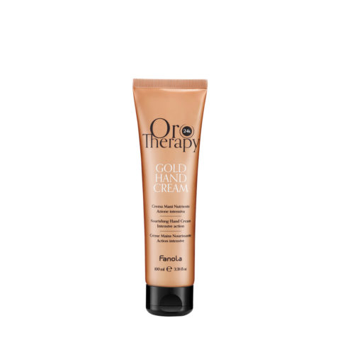 Fanola Oro Therapy Oro Puro Gold Hand Cream 100ml - nourishing hand cream