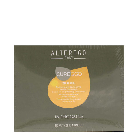 Alterego CuerEgo Silk Oil Illuminating Lotion 12x10ml - illuminating treatment  without rinsing