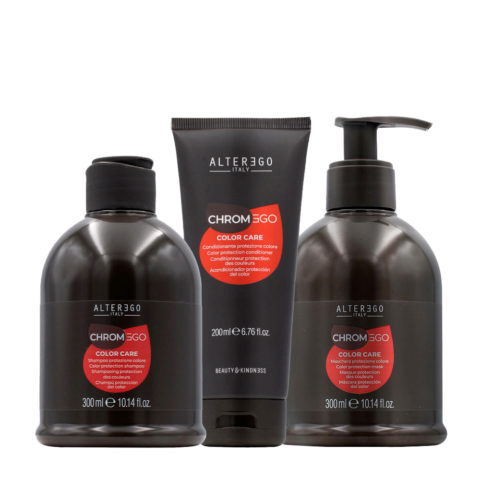 Alterego ChromEgo Color Care Shampoo 300ml  Conditioner 200ml Conditioning Cream 300ml