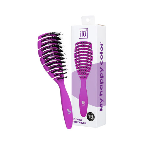 Ilū Easy Detangling Hair Brush Purple