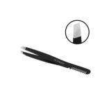 Lussoni Make Up Slant Tweezers With Comb 9.9cm