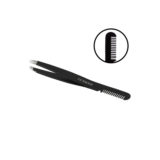 Lussoni Make Up Slant Tweezers With Comb 9.9cm