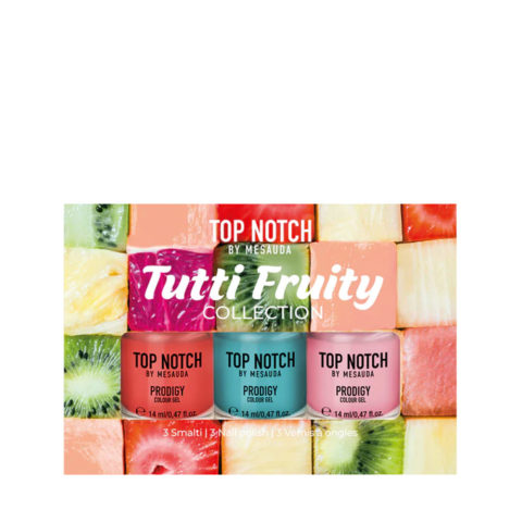 Mesauda Top Notch Set Tutti Fruity 2 3x14ml - nail polish box