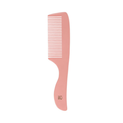 Ilū Bamboom Hair Comb Sweet Tangerine - narrow tooth comb