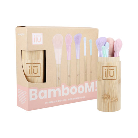 Ilū Make Up Bamboom Brush 5pz+Tube Set