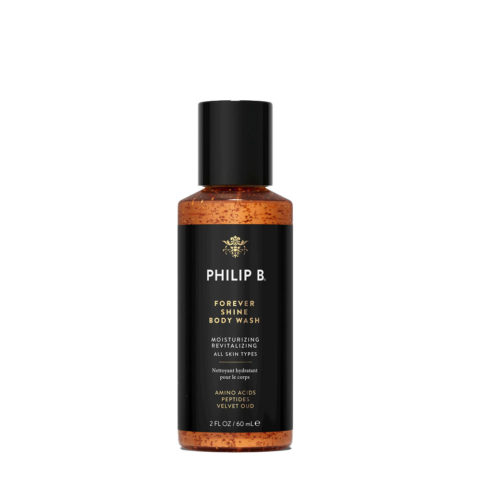 Philip B Forever Shine Body Wash 60ml - moisturising bath foam