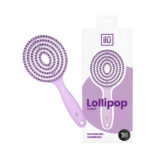 Ilū Lollipop Hair Brush Purple - detangling brush