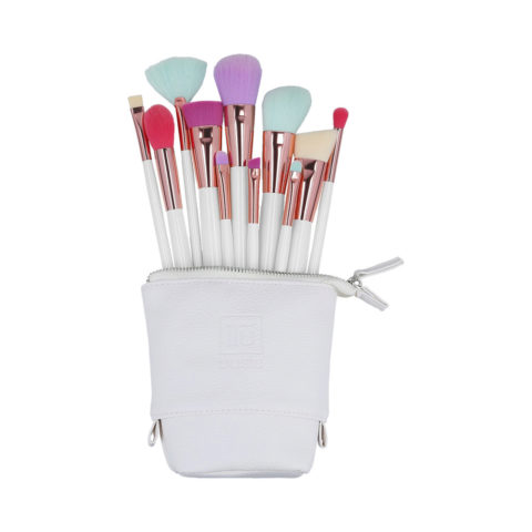 ilū Makeup Brushes 11pz + Case Set Multi Color