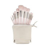 ilū Makeup Brushes 12pz + Case Set Pink