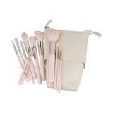 ilū Makeup Brushes 12pz + Case Set Pink