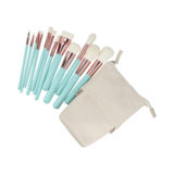 ilū Makeup Brushes 12pz + Case Set Turquoise