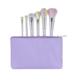 ilū 6 Makeup Brushes + Case Set Unicorn Light