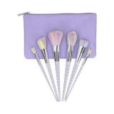 ilū 6 Makeup Brushes + Case Set Unicorn Light