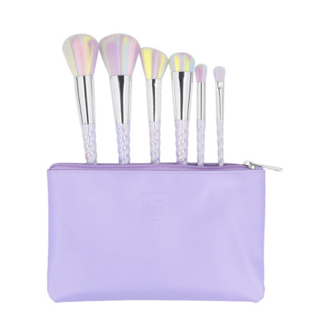 ilū Makeup Brushes 6pz + Case Set Unicorn