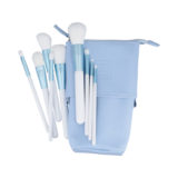 ilū Makeup Basic Brushes 9pz + Case Set Blue