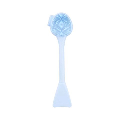 ilū Skin Care Face Brush Blue - silicone facial brush